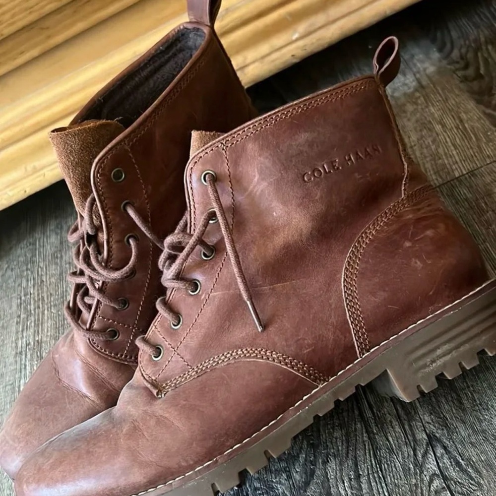 Cole Haan Women’s Brown Leather Boots